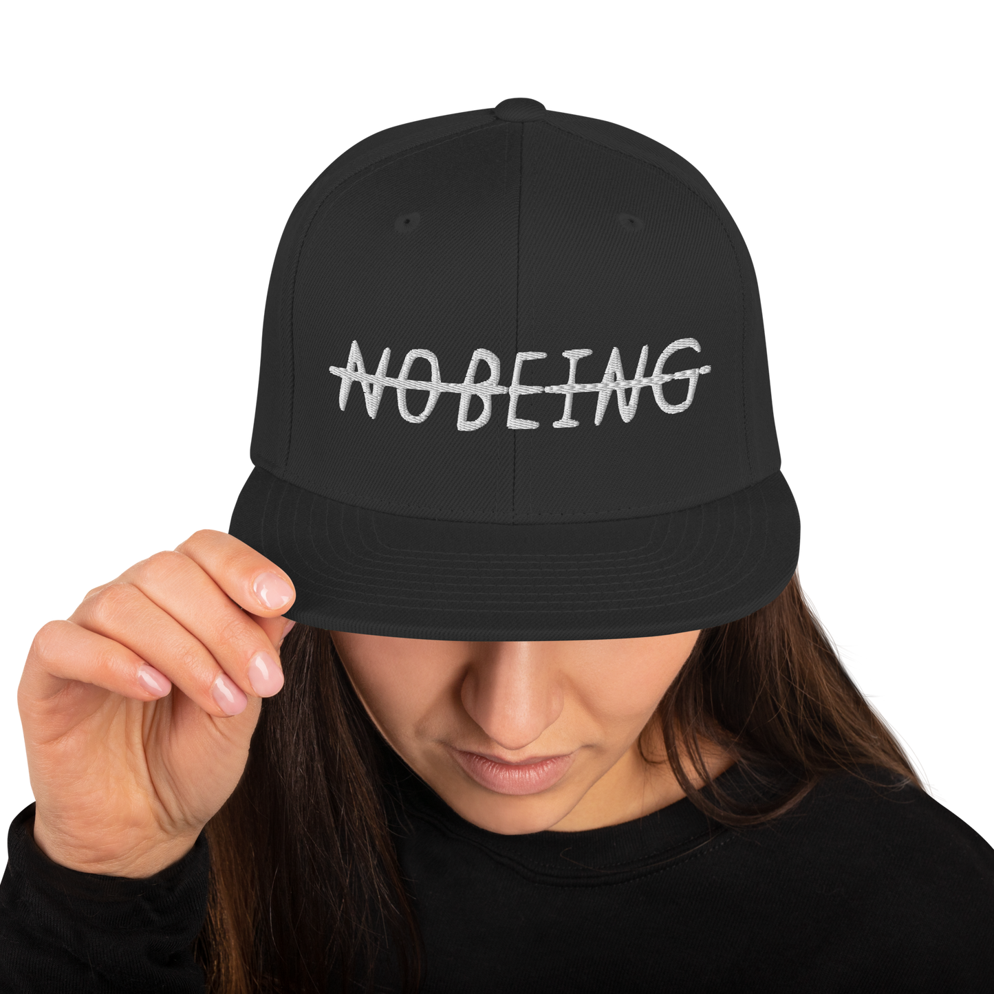 No Being - Logo - Snapback Hat