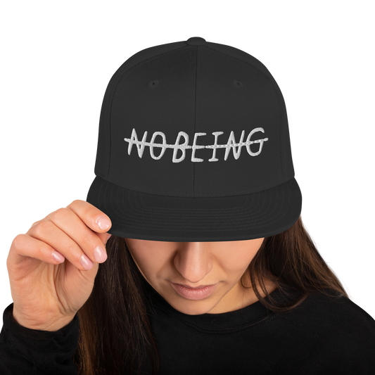 No Being - Logo - Snapback Hat