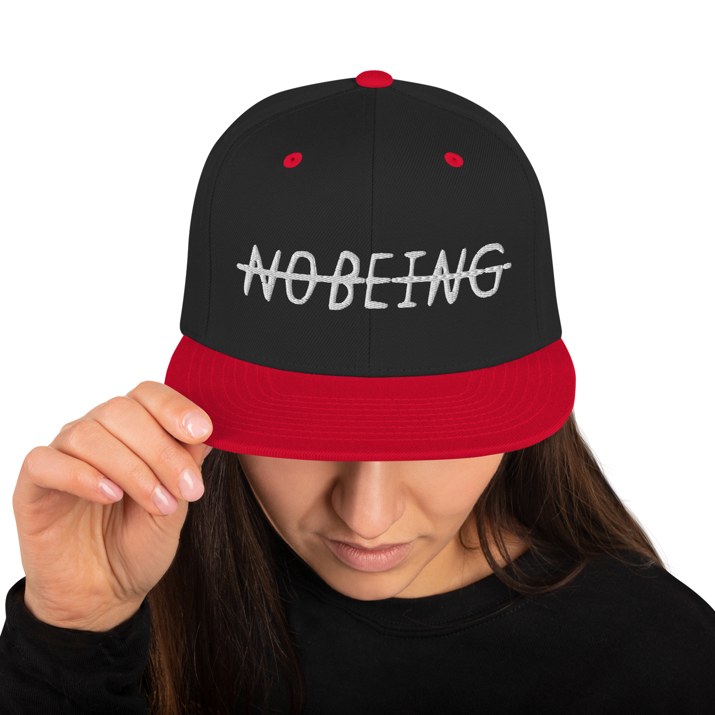 No Being - Logo - Snapback Hat